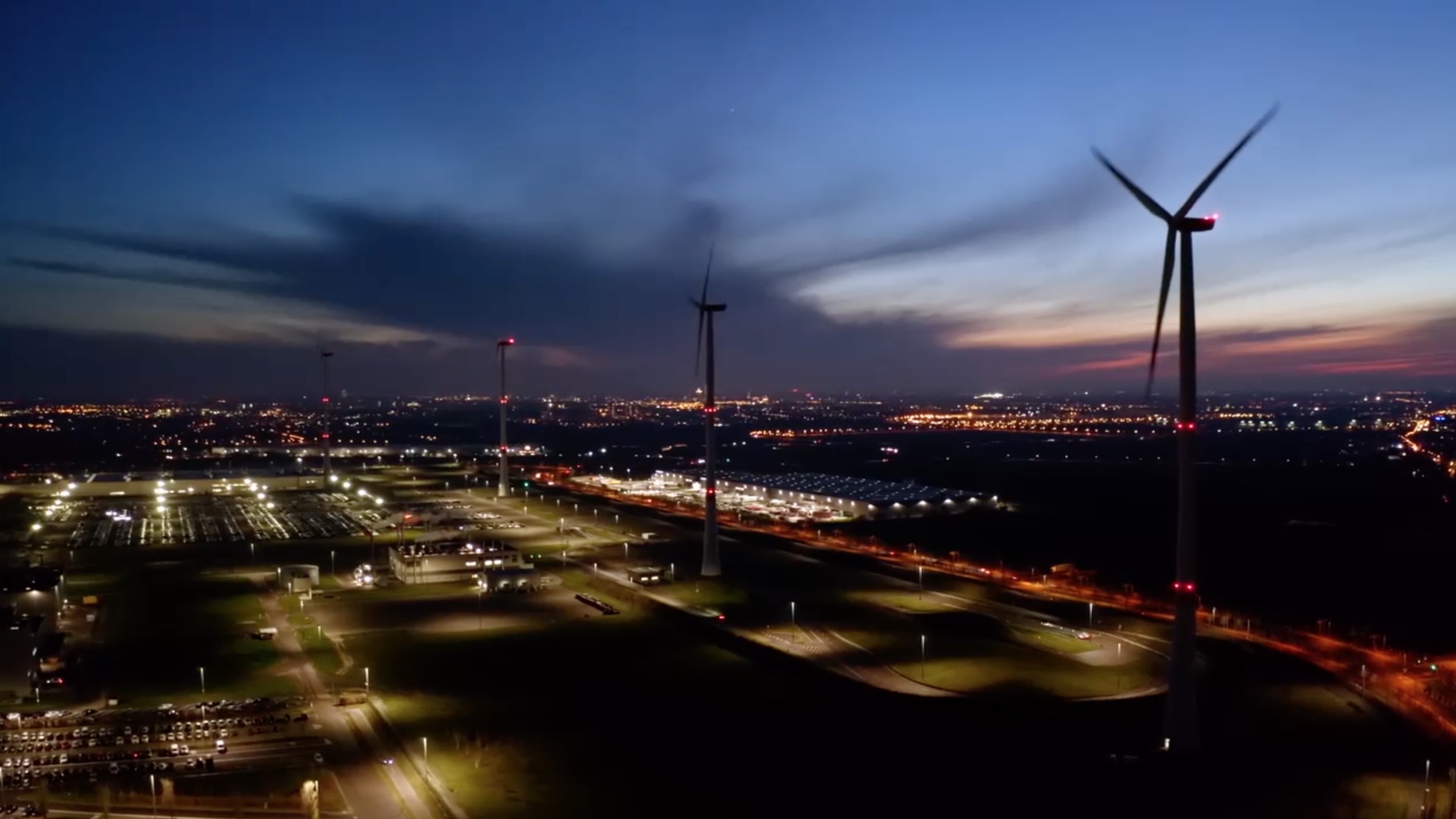 bmw leipzig bei nacht 